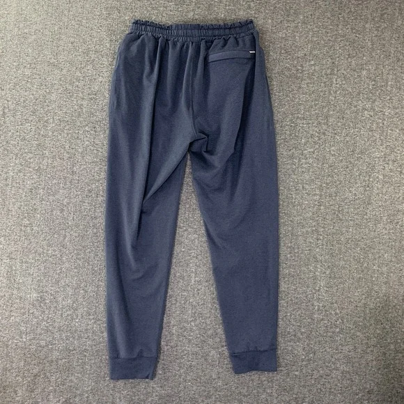 Vuori Ponto Performance Jogger Men Medium Navy Blue Drawstring Stretch Soft